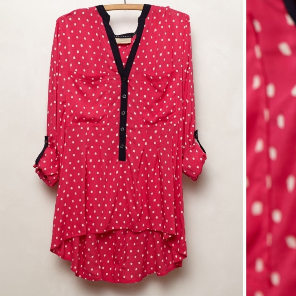 Anthropologie Vanessa Virginia Honore top Sz 10
